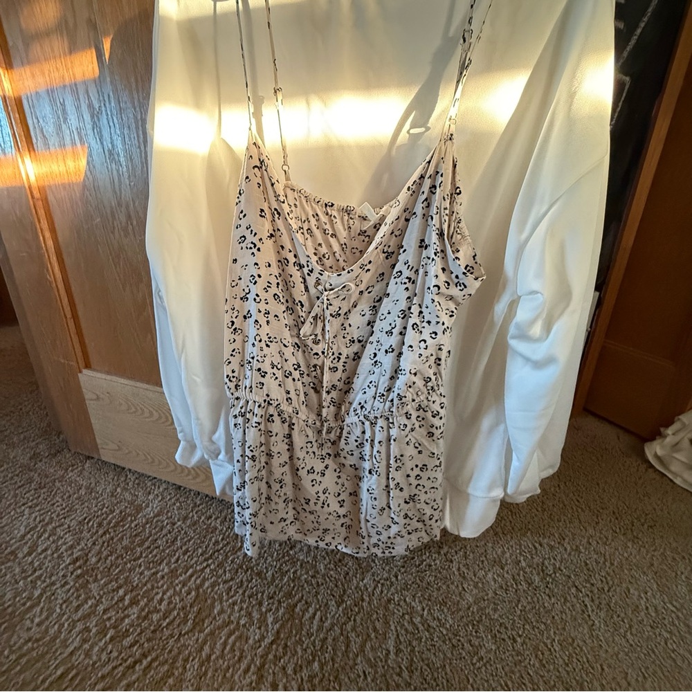 Floral Spaghetti Strap Top